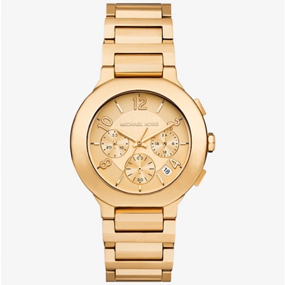 MICHAEL KORS
Oversized Gramercy Gold-Tone Watch